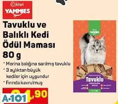 TAVUKLU VE BALIKLI KEDİ ÖDÜL MAMASI